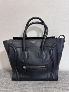 極美品♡CELINE セリーヌ　ラゲージマイクロショッパーバッグ　スリ t06047174ce-1-2.jpg