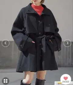 【値下げ！新品、タグ付き】tiptop ミドル丈トレンチコート