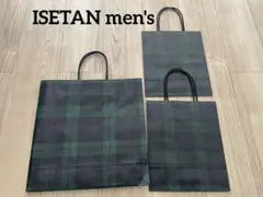 ISETAN men'sショップ袋 2サイズ3枚セット♡バレンタインにも♡