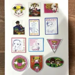 3coinsりぼん70th ご近所物語　ステッカー12枚