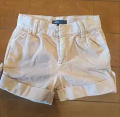 ベージュ コーデュロイ ショートパンツ
