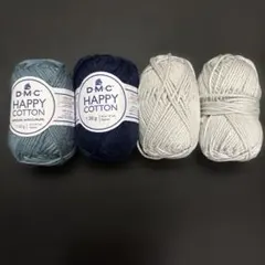 DMC HAPPY COTTON ２玉未使用２玉オマケ