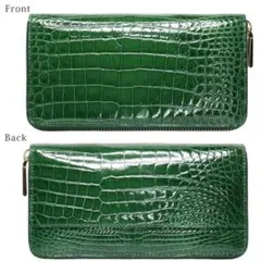 12a 本物 オーストリッチ かぶせ 長財布 レディース メンズ 大きい財布 緑 12a 本物 オーストリッチ かぶせ 長財布 レディース メンズ 二つ折り