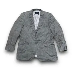 TOMMY HILFIGER リネンテーラードジャケット グレー