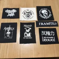 布パッチ/ハードコア/クラスト/パンク ⑨