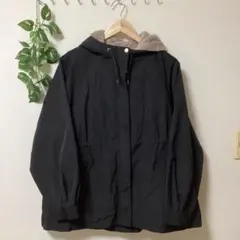 GLOBAL WORK 3WAY撥水マンパ　マウンテンパーカー　M ブラック