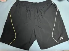 YONEX ブラック ハーフパンツ ソフトテニス バドミントン 半ズボン