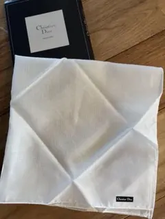 新品未使用　Christian Dior ディオール ハンカチ　白　冠婚葬祭