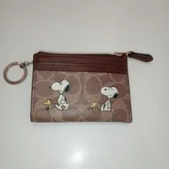 COACH X PEANUTS コーチ カード 、キーホルダー スヌーピー