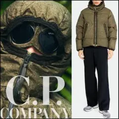 新品18万 C.P. COMPANY Co-TeD ゴーグル付ダウンジャケット