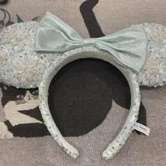 東京ディズニーリゾート アナ雪　ミッキー耳カチューシャ 水色