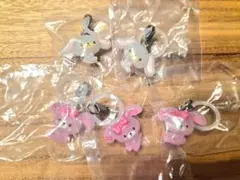 サンリオ ゆるっとめじるしアクリルキーホルダー 5個セット　シュガーバニーズ
