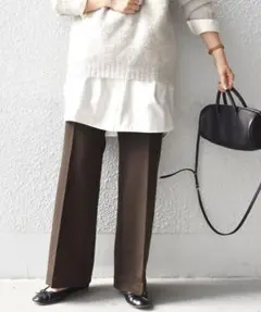 SHIPS ニットパンツ イージーパンツ カジュアルパンツ