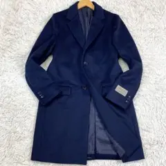 未使用✨ユナイテッドアローズ グリーンレーベルリラクシング チェスターコート 紺