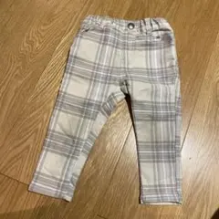 チェック柄 ロングパンツ キッズ　90サイズ