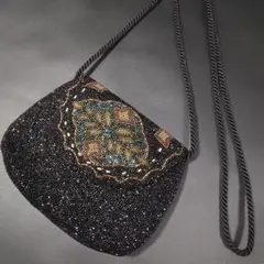 ★最終値下げ★美品【ビーズバッグ／ポシェット】ビーズ／ショルダーバッグ