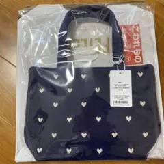 フェイラー　ラブラリー　ハート　バッグ　紺色　ネイビー　FEILER