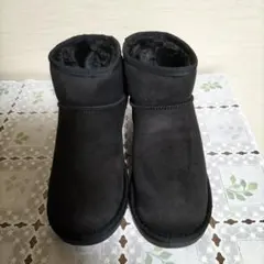 DHC　ムートン調ボアブーツ　ブラック　L