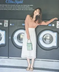 プロポーションボディドレッシング S 美人百科　美品　スカート　刺繍