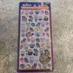 ズートピア ボンボンドロップシールミニ　ボンドロ