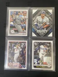 MAX MUNCY 4枚セット！Dodgers マックスマンシー ドジャース