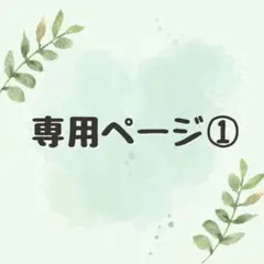 専用ページ①
