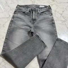 upper heights アッパーハイツ グレー ストレートデニム 23