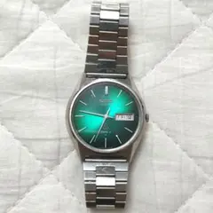 SEIKO TYPEⅡ クォーツ セイコー クォーツ TYPE2 未使用品 1977年 諏訪セイコー製 青色