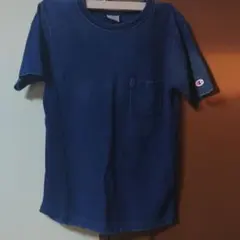 Champion Reverse Weave T-Shirt インディゴブルー
