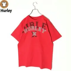 Hurley Tシャツ M ビッグロゴ レッド 赤 サーフブランド A82