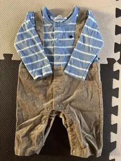 POLO Baby ストライプロンパース