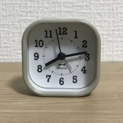 ジャンク　BRUNO 置き時計　ベージュ