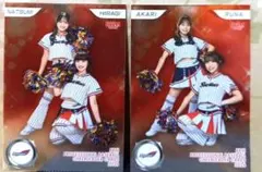BBM チアリーダー インサート カード 2枚セット Passion runa