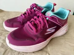 Skechers GO RUN ランニングシューズ ピンク/紫