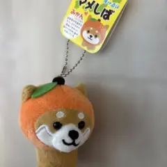 マメしばみかん　豆柴とみかんのコラボ　キーホルダー
