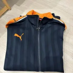 Puma ジップアップジャケット ネイビーオレンジ