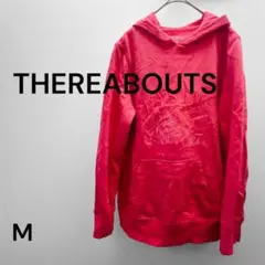 THEREABOUTS【M】 レッド ロゴパーカー 海外インポート古着 ピンク