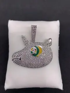 AVALANCHE スマイルモチーフ ネックレス ジルコニア ロープチェーン