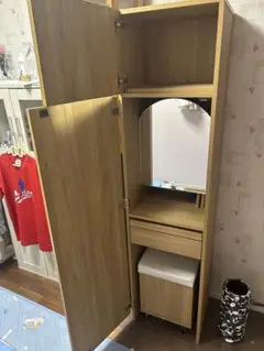 全身ミラーになるすき間 ドレッサー