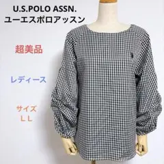 超美品 U.S.POLO ASSNユーエスポロアッスン レディース ブラウスＬＬ