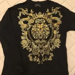 ZARA ゴールド　ラメ　スパンコール　ライオン