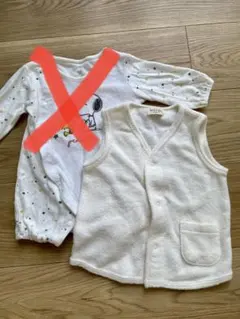 スヌーピーロンパース・綿100%ベスト