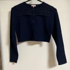 TOCCA トッカ ボレロ ネイビー XS 未使用 洗える】SCALLOP ボレロ （カーディガン・ボレロ）｜TOCCA