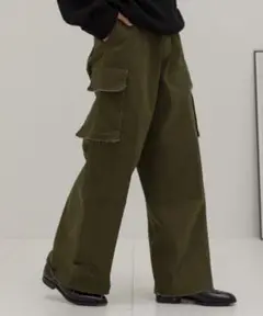 完売品！ soerte ソエルテ カーゴパンツ カーキ