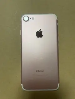 iPhone7 ローズゴールド　本体（SIMロック解除済）　② バッテリー81%
