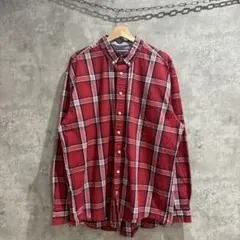 【送料無料】 TOMMYHILFIGER トミーヒルフィガー 長袖シャツ 古着