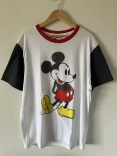 ディズニー ミッキーマウス リンガーTシャツ XLサイズ