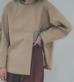CLANE♡ARCH CUT DOUBLE CLOTH TOPSのサムネイル