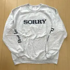 SORRY a Bootleg Program ソーリー スウェット 新品未使用