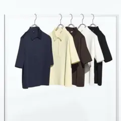 【美品】ユニクロ ポロセーター イエロー